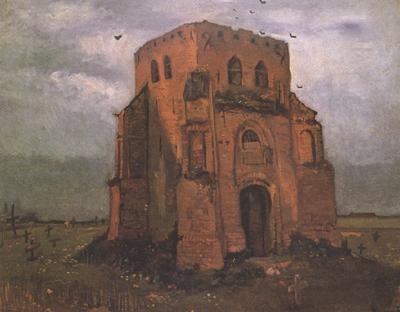 Vincent Van Gogh The Old Cemetery Tower at Nuenen (nn04) oil painting picture
